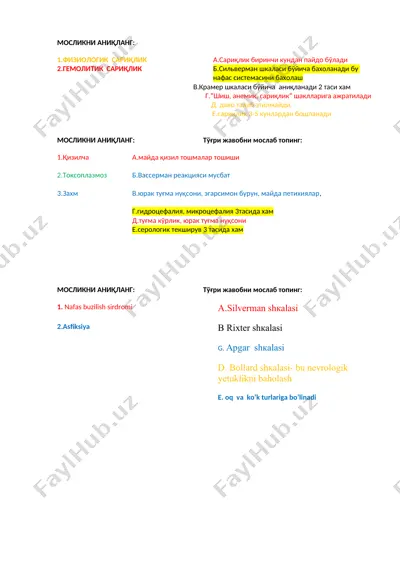 fiziologik sariklik — DOCX