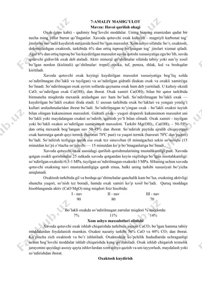 oxak (gips) — DOCX