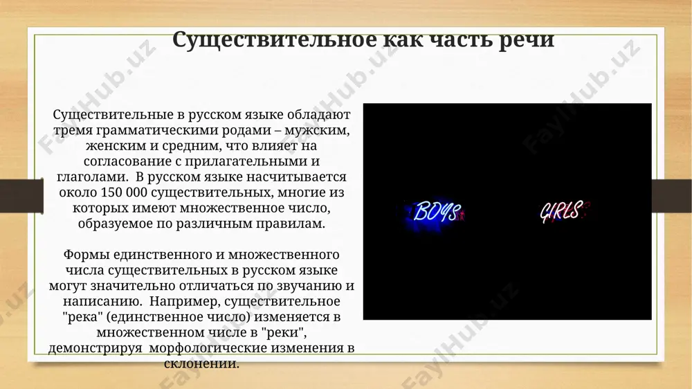 имя существительное. категория рода и числа - Page 5