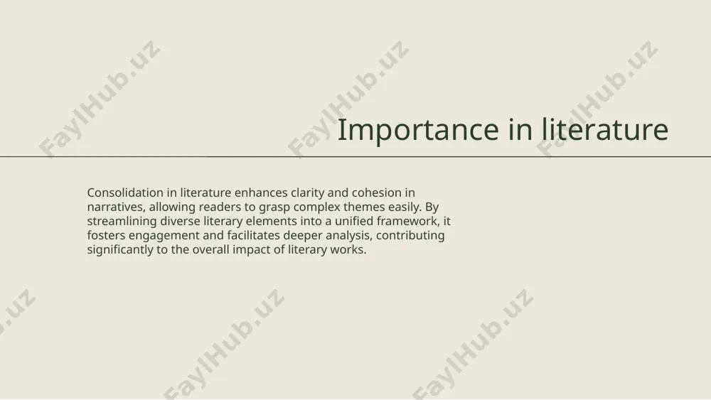 consolidation in literature - Page 5
