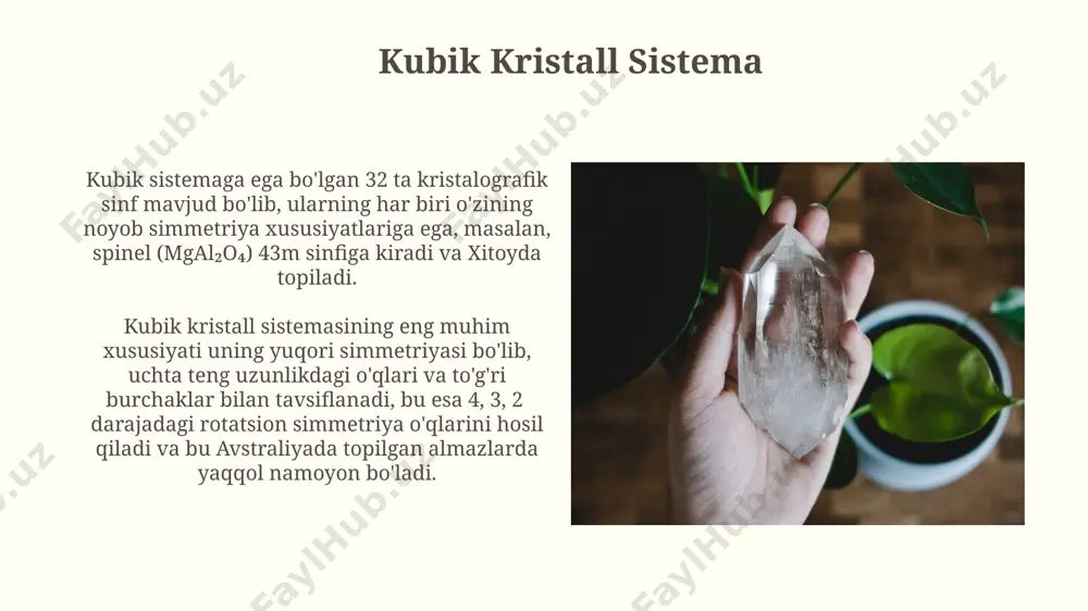 kristall panjaralar kristal singoniya va ularning turlari - Page 5