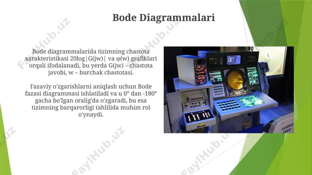 boshqarish tizimini amplituda-faza tavsiflari - Page 3