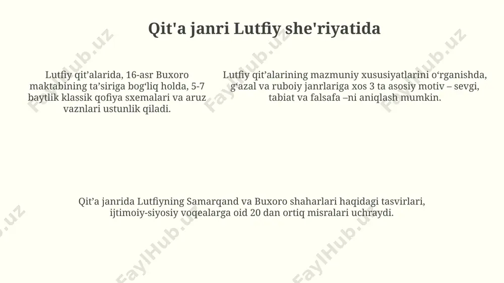 lutfiy lirik merosining janr hususiyati - Page 5