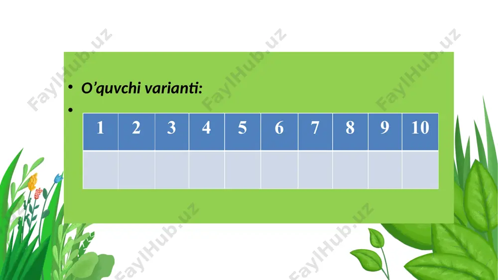 paleozoy erasidagi hayot mavzusida dars taqdimoti - Page 5