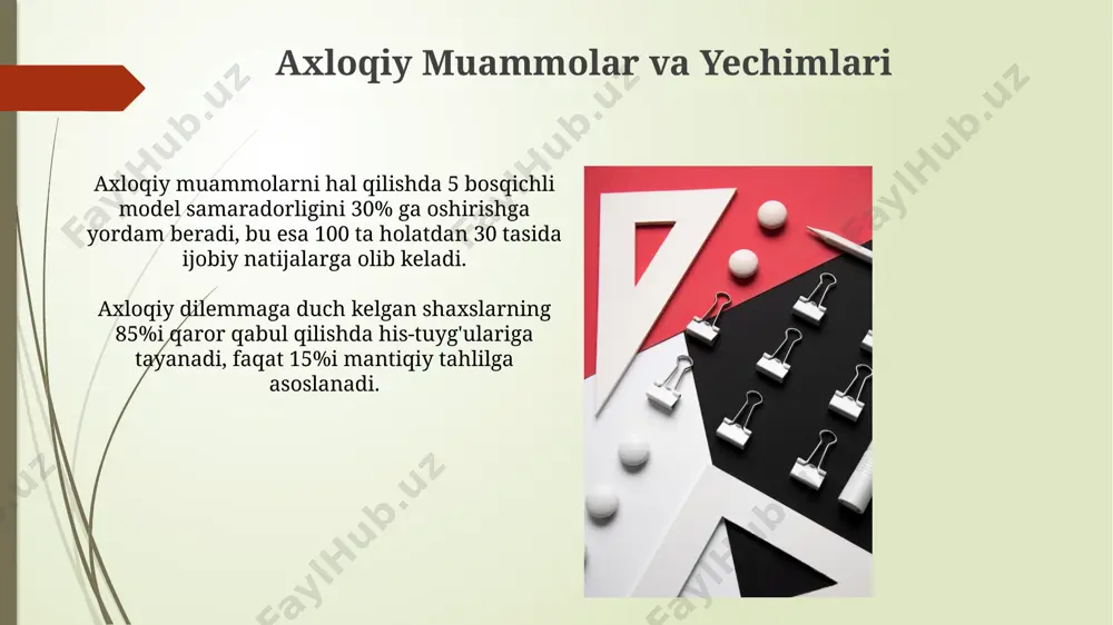 axloqning asosiy tamoyillari va me'yorlari - Page 3