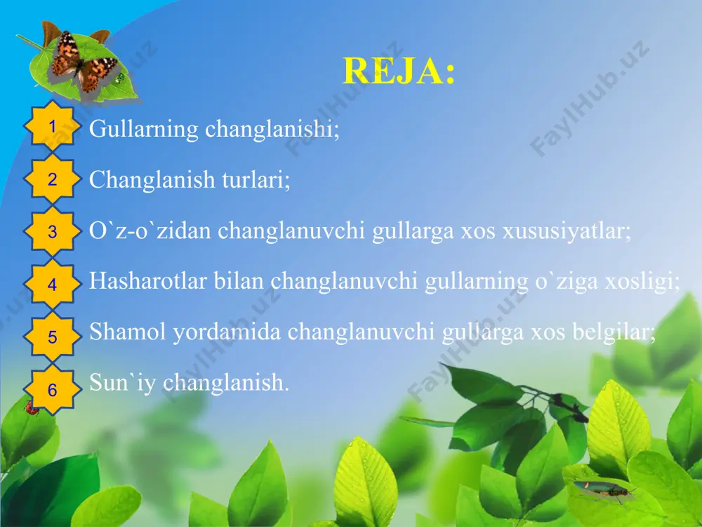 gullarning changlanishi - Page 5