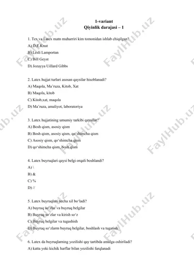 tex va latex matn muharriri — DOC