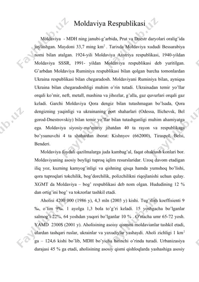 moldaviya respublikasi — DOC