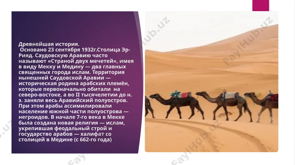 . g. medina krasnaya mechet v g.mekka medina naselenie podavlyayushee bolshinstvo naseleniya sostavlyayut arabi, okolo 2/3 iz nix kochevniki i polukochevniki, soxranyayushie v znachitelnoy mere plemennoe delenie .srednyaya plotnost naseleniya menee 4 chel. na 1 km 2. gorodskogo naseleniya 23,6%. preobladaet mujskoe naselenie. vivod o razvitii strani iz vsego vishe skazannogo mojno sdelat vivod o tom, chto saudovskaya araviya - ekonomicheski razvitaya strana s visokim vvp na dushu naseleniya. odnako bolshuyu dolyu na rinke truda zanimayut inostrannie rabochie, a glavniy istochnik pribili- neft. image1.jpeg image2.jpeg image3.jpeg image4.jpeg image5.jpeg image6.jpeg image7.jpeg image8.jpeg image9.jpeg image10.jpeg image11.jpeg image12.jpeg image13.jpeg image14.jpeg image15.jpeg image16.jpeg image17.jpeg image18.jpeg image19.jpeg image20.jpeg image21.png image22.jpeg image23.jpeg image24.jpeg image25.gif image26.jpeg image27.jpeg image28.jpeg image29.jpeg image30.jpeg image31.jpeg image32.png