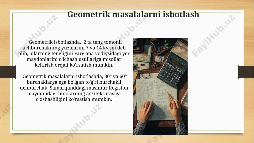 hisoblashga va isbotlashga doir masalalar yechish - Page 5