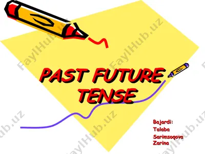 past future tense — PPT