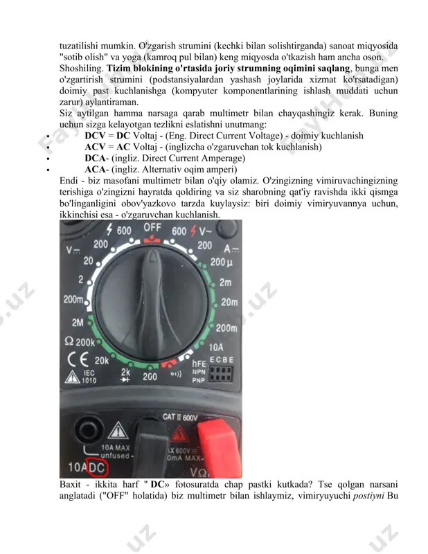 adi. ba'zi maqsadlarda (batkivshchinaga hurmat bilan) multimetrdan foydalanishimiz mumkinmi? :) misol uchun, men yaqinda ulanishim kerak edi, chunki u eskisiga to'g'ri bo'lsa, o'qni bunday ulagichlar bilan tugatadigan eski usb rozetkaga ulang: bu erda "+5v" - rozetkaga ulangan, "tuproq" - "tuproq" va ikkita o'rta konnektor - ma'lumotlarni uzatish uchun kabellar bilan bog'liq bo'lgan tashqi bino uchun hayotning kuchlanishi. nasampered, biz (bu turi uchun - vísym shtirkív) uchun aloqa kengashi bilaman usb ulanishi. quyidagi fotosuratga qarab: teri bilan aloqa qilish liniyasi chiqishda bitta usb rozetkaga ega. mo'ylov - ikkita. to'g'ri ulanish uchun (terminal atirgullardagi qo'shimchalarni yoqib yubormaslik uchun) biz uchun "stirks" larning qaysi biri quvvat bilan ta'minlanganligini bilish muhimmi? aks holda, "ilmiy belgi" usuli yordamida, bu mumkin, va bu yerdan, ma'lumotlar konnektori 5 voltli "pin" ga ulangan va flesh-diskga bunday havolaga ulangan, keyin bu juda jahannam! :) shuning uchun biz nima ustida ishlayotganimizni aniq ko'rsatish uchun multimetrdan foydalanish kerak. vimiryuvannya tester, albatta, …