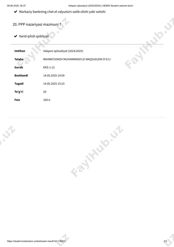 xalqaro iqtisodiyot (2024/2025) - Page 3