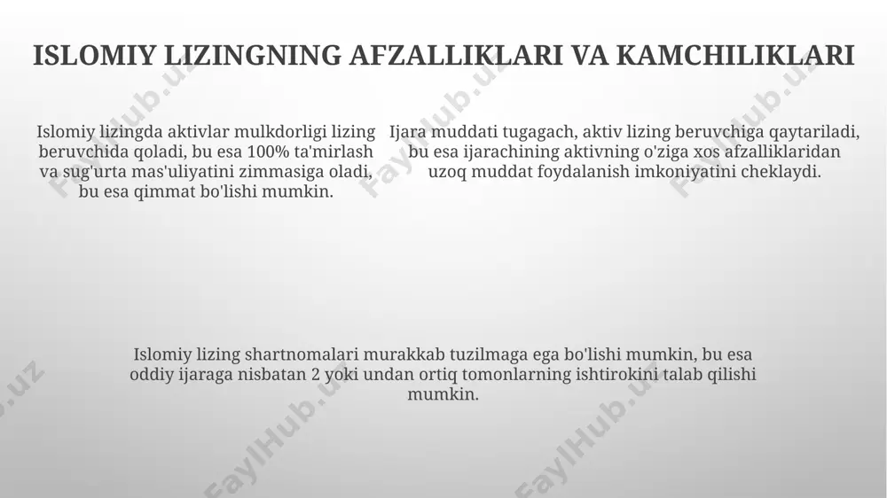 islom moliyasida ijara masalasi - Page 5