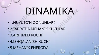 dinamika — PPTX