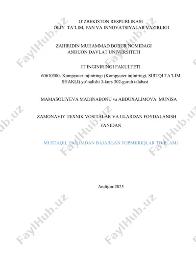 internet resurslaridan ta’limjarayonida foydalanish — DOCX