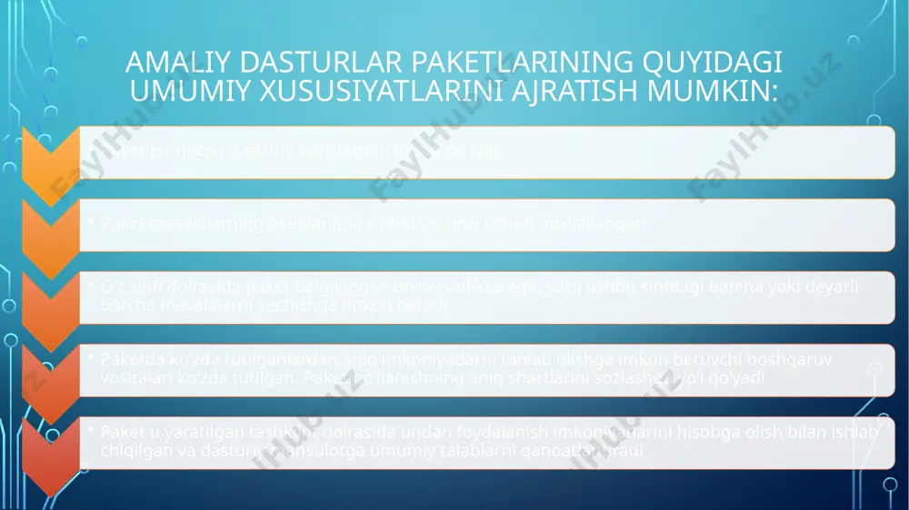 open office amaliy dasturlar paketi imkoniyatlari - Page 5