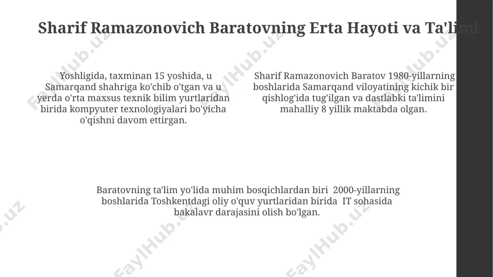 sharif ramazonovich baratov biografiyasi - Page 4