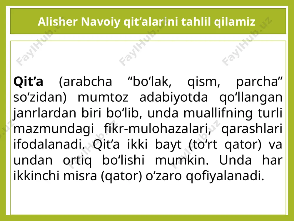 alisher navoiy. qit'alar va fardlar - Page 5