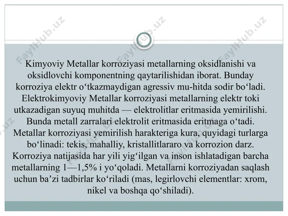 metallarning korroziyasi va unga qarshi kurashish usullari - Page 4