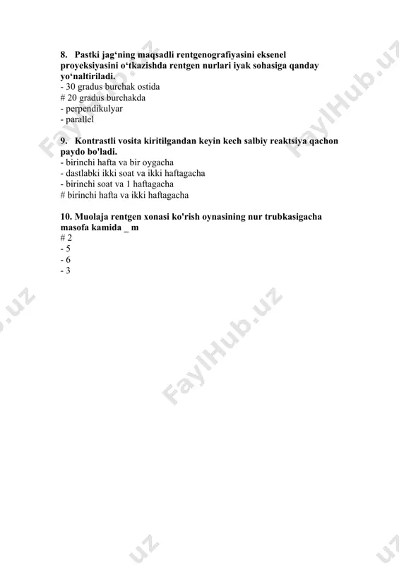radiologik tekshiruv usullari haqida ma'lumotlar - Page 2