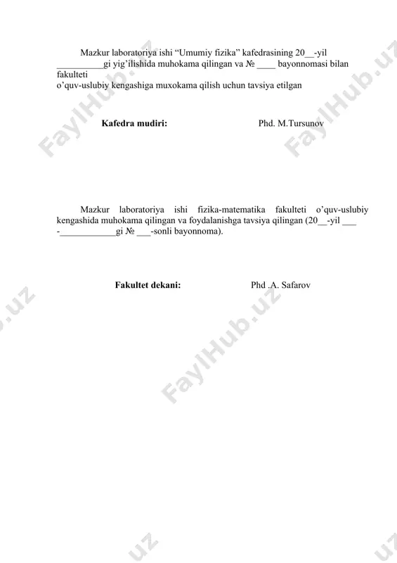 kondensatorning sig‘imini va muhitning dielektrik singdiruvchanligini aniqlash laboratoriya ishi - Page 2