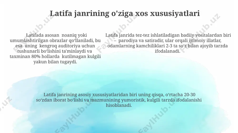 latifa, askiya va lof janrlarining o'xshashliklari - Page 5