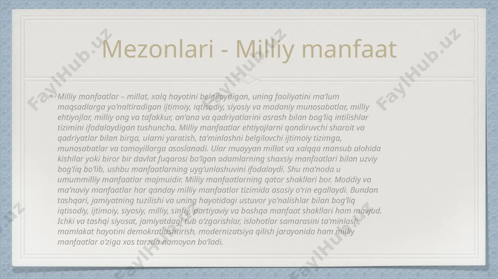 loti, unicef, unesco va boshqalar) nodavlat, nodavlat tashkilotlar (xalqaro parlament ittifoqi, xotin-qizlar xalqaro demokratik federatsiyasi, butunjahon kasaba uyushmalari federatsiyasi, transmilliy kampaniyalar va boshqalar) xarakterli реализм(дж. кеннан, т. моргентау и др.) идеализм(к. уолтс, у. липпман, в. вильсон и др.) asosiy tahlil ob'ekti o'quv sohasi yakuniy maqsad jahon taraqqiyoti istiqbollarini baholash xalqaro munosabatlar sub'ektlarining motivatsiyasi tavsiyalar mustaqil milliy davlatlar davlatlar, hukumatlararo, nodavlat tashkilotlar va boshqalar. qurolli qarama-qarshilik va milliy xavfsizlik muammolari xalqaro munosabatlar sub'ektlari o'rtasida tinchlik va o'zaro tushunishni o'rnatishga yordam beradigan munosabatlar kuchlar muvozanatiga erishish xalqaro huquq normalari va institutlarini, jamoaviy xavfsizlik tizimini yaratish pessimizm/barqarorlik optimizm / taraqqiyot milliy manfaatlarni, raqobatni, hokimiyatni himoya qilish hamkorlik, o'zaro yordam, odamlarning ehtiyojlarini qondirish milliy qudratni mustahkamlash, milliy istiqlolning cheklanishiga qarshi turish global muammolarga jamoaviy yechimlarni muvofiqlashtirish uchun xalqaro rejim va institutlarni rivojlantirish xalqaro munosabatlarni o'rganishda konseptual yondashuvlar davlatlararo munosabatlar turlari chegara mojarosi teng bo'lmagan hamkorlik hamkorlik va yaxshi qo'shnichilik munosabatlari agressiya kuch siyosati kam …