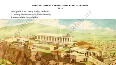 qadimgi yunoniston tarixi — PPTX