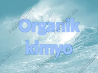 organik kimyo — PPTX