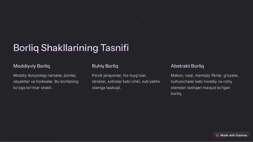 borliqning asosiy shakllari - Page 3