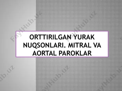 mitralvaaortalparoklar — PPTX