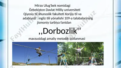 dorbozlik — PPTX