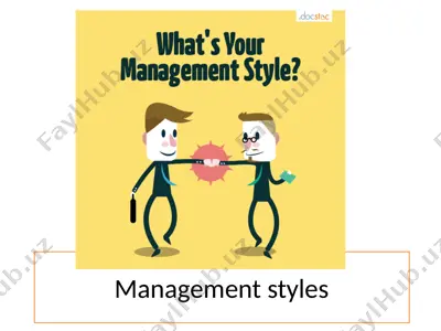 management styles — PPTX