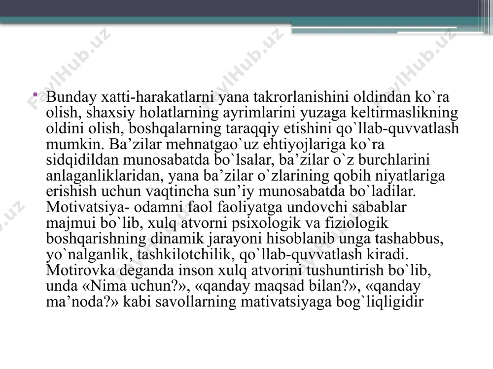 motiv va motivatsiya haqida umumiy tushuncha - Page 5