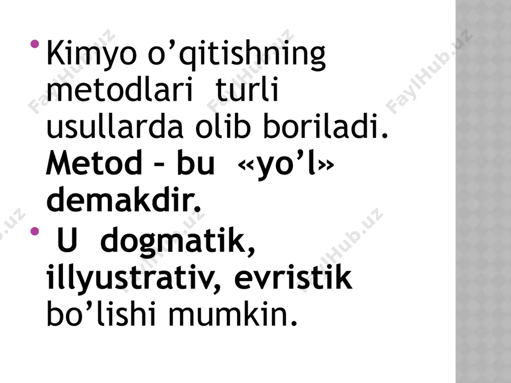 kimyo o’qitishda illyustrativ tushuntirish , evristik va tadqiqot metodlari - Page 4