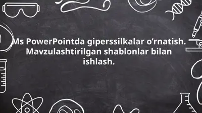giperssilka va sahifalar orasida kelishuv — PPTX