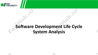 software development life cycle — PPTX