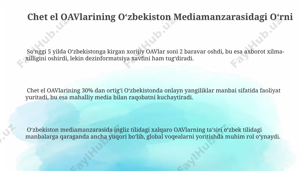xorijiy oav ning media makondagi orni - Page 3
