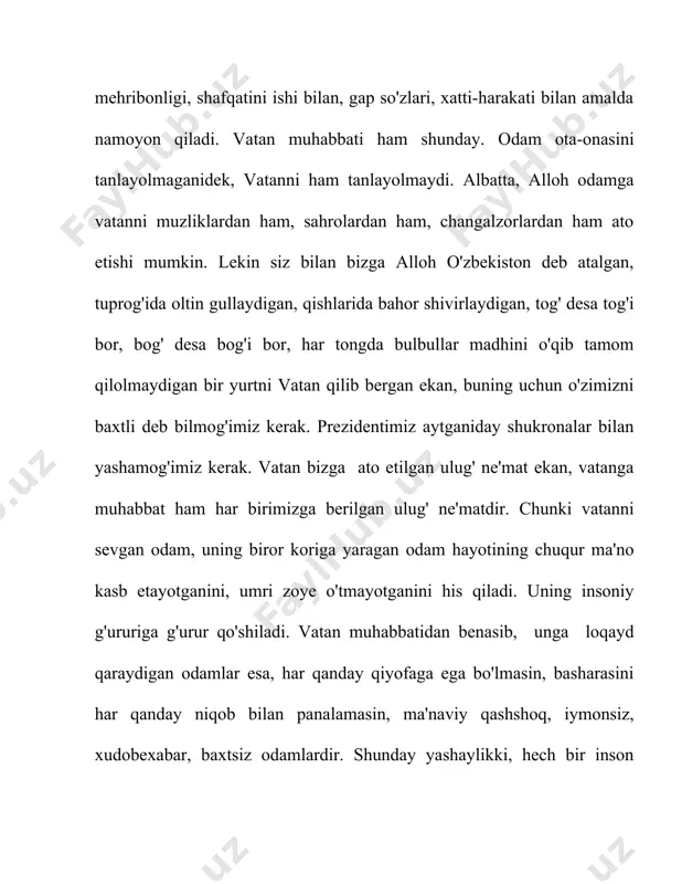 vatan va uning ahamiyati - Page 5