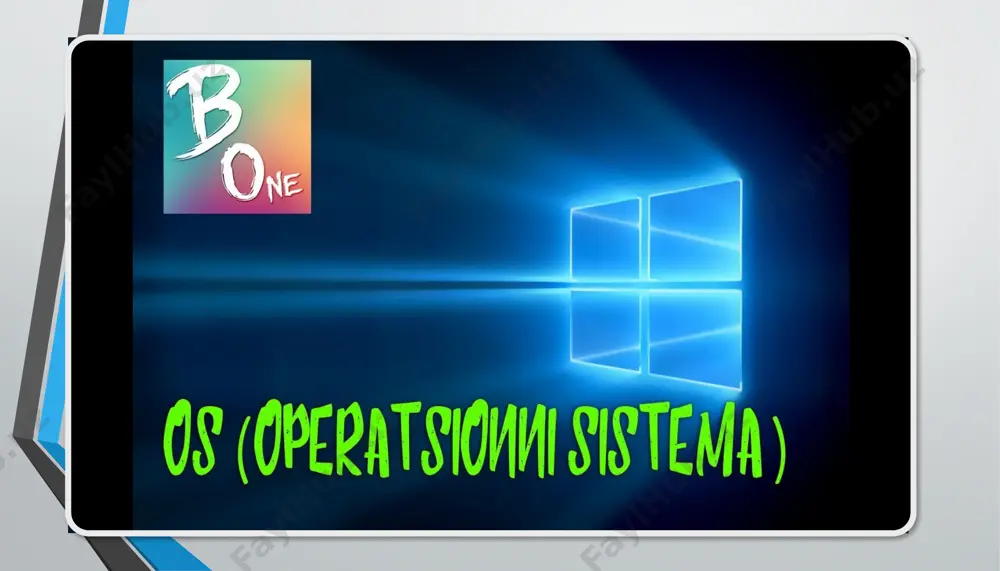 artida proshivka sifatida ma'lum bo'lgan rom/eprom (erasable programmable read-only memory) chipida saqlangan . bios-ga yuklash jarayonining dastlabki bosqichlarida del, f2 yoki f10 tugmachalarini bosib kirish mumkin. yuklash moslamasini qidiradi . ( odatda 512 bayt bo'lgan diskning birinchi sektorida joylashgan) agar yuklovchi topilsa, proshivka kompyuterni boshqarishni unga topshiradi. 10 operatsion tizimning funktsiyalari 11 1. jarayonlarni boshqarish jarayon bu bajarilayotgan dasturdir. jarayon o'z vazifasini bajarish uchun ma'lum resurslarga, jumladan cpu vaqti, xotira, fayllar va kiritish-chiqarish qurilmalariga muhtoj. bir vaqtning o'zida bajarish bir nechta jarayonlarga olib keladi. demak, jarayonni yaratish, bajarish va tugatish otning eng asosiy funksiyasi hisoblanadi agar jarayonlar bog'liq bo'lsa , ular bir xil resurslarni baham ko'rishga harakat qilishlari mumkin. jarayonni sinxronlashtirishning bu vazifasi rasmga keladi. agar jarayonlar mustaqil bo'lsa , xotira sohasida ularning bir-biriga mos kelishiga yo'l qo'ymaslik uchun ehtiyot bo'lish kerak. ustuvorlikka asoslanib, boshqalardan ko'ra muhimroq jarayonlarni birinchi bo'lib bajarishga ruxsat berish muhimdir. 12 2. xotirani boshqarish xotira - …