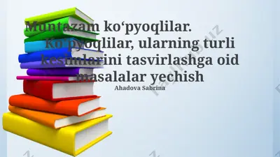 muntazam koʻpyoqlilar (prezentatsiya) — PPTX