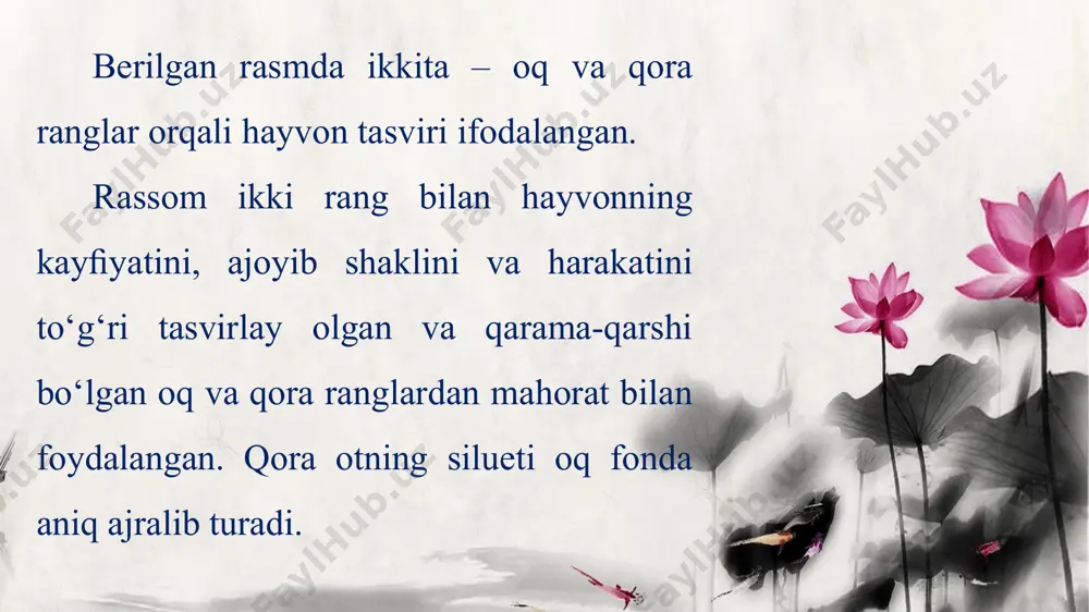 oq va qora ranglardan grafik rasm ishlash 5 - sinf - Page 5