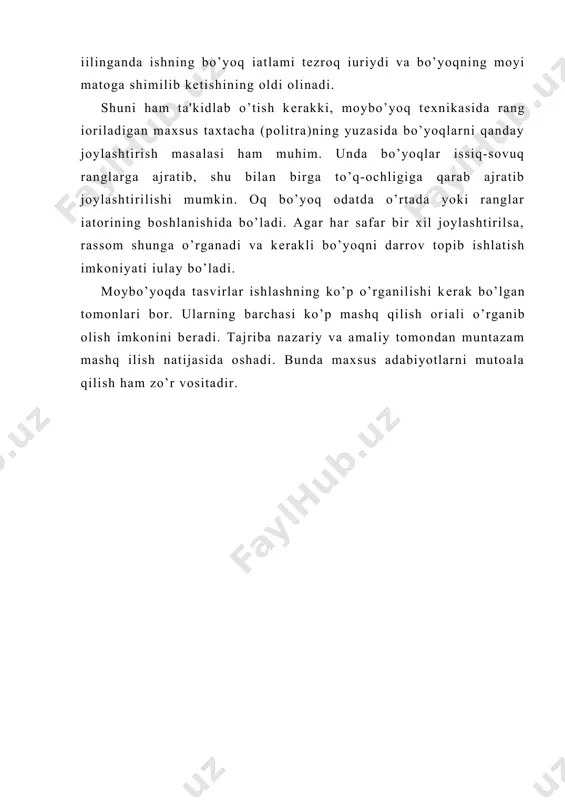 moybo’yoq rangtasvir tеxnikasi - Page 5