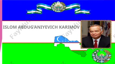 islom abdug‘aniyevich karimov — PPTX
