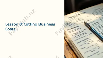 business cost control lesson — PDF