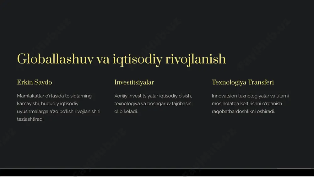 globallashuv jarayonlarining iqtisodiy va siyosiy omillari - Page 4
