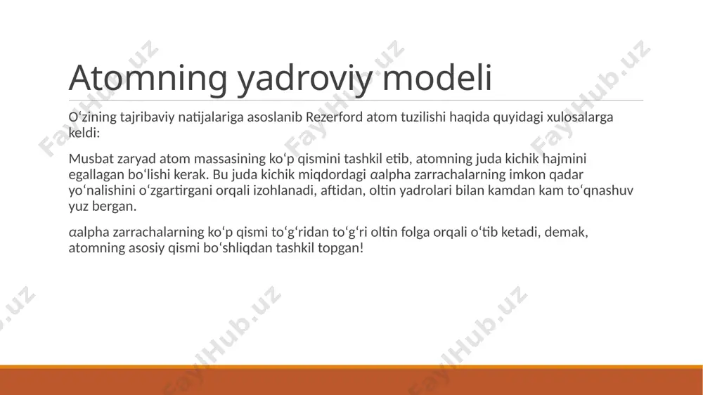atomning elektron va yadro nazariyasi 2 - Page 4
