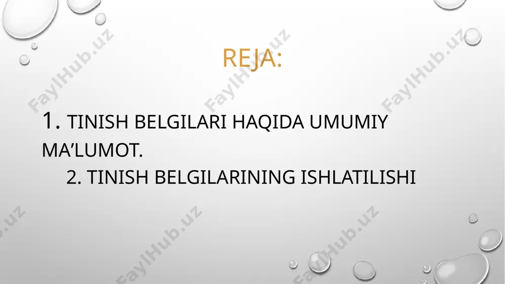 tinish belgilar - Page 2