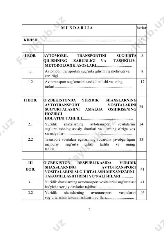 oshirilayotgan sa’y-harakatlarning samaradorligi respublikamiz avtomobil sanoatini rivojlanishi, transport vositalarini keskin ko’payishi bilan chambarchas bog’liqdir. o’zbekiston respublikasi prezidenti i.karimov 2012 yil yakunlari va 2013 yilda mamlakatimiz ijtimoiy-iqtisodiy rivojlanishining ustuvor yo’nalishlariga bag’ishlangan vazirlar mahkamasining majlisida respublikamizda avtomobilsozlik sanoatini rivojlantirish masalasiga to’xtalib, quyidagilarni ta’kidladilar: “avtomobil sanoatida germaniyaning dunyoga mashhur “man” kompaniyasi bilan hamkorlikda samarqand viloyatida yiliga 3 mingta yuk avtomobili ishlab chiqarish quvvatiga ega bo’lgan yangi kompleksni bunyod etishning ikkinchi bosqichi yakunlandi. ushbu korxonada jahondagi eng yuksak standartlar asosida jihozlangan yuqori texnologik ishlab chiqarish tashkil etildi. aytish kerakki, katta hajmdagi yuklarni tashiydigan eng zamonaviy avtomobillar ishlab chiqaradigan mazkur korxona nafaqat mamlakatimiz ehtiyojini qoplaydi, balki bu mashinalarni eksport qilishni ham ta’minlaydi”[footnoteref:1]. albatta, bularning hammasi xalqimizning turmush darajasini yanada yaxshilash, aholining avtomobil transporti vositalariga bo’lgan ehtiyojini to’laroq qondirishga karatilganligi bilan e’tiborga molikdir. [1: “bosh maqsadimiz – keng ko’lamli islohotlar va modernizatsiya yo’lini qat’iyat bilan davom ettirish. o’zbekiston respublikasi prezidenti islom karimovning 2012 yilda mamlakatimizni ijtimoiy-iqtisodiy …